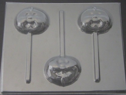 4201 Plump Baby Face Chocolate or Hard Candy Lollipop Mold